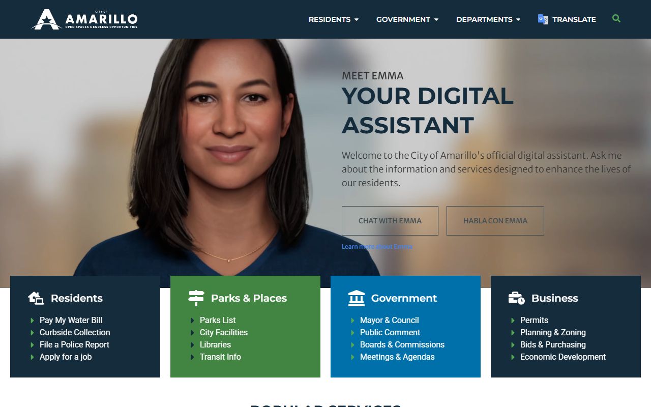 Amarillo city portal for traffic ticket records and citations