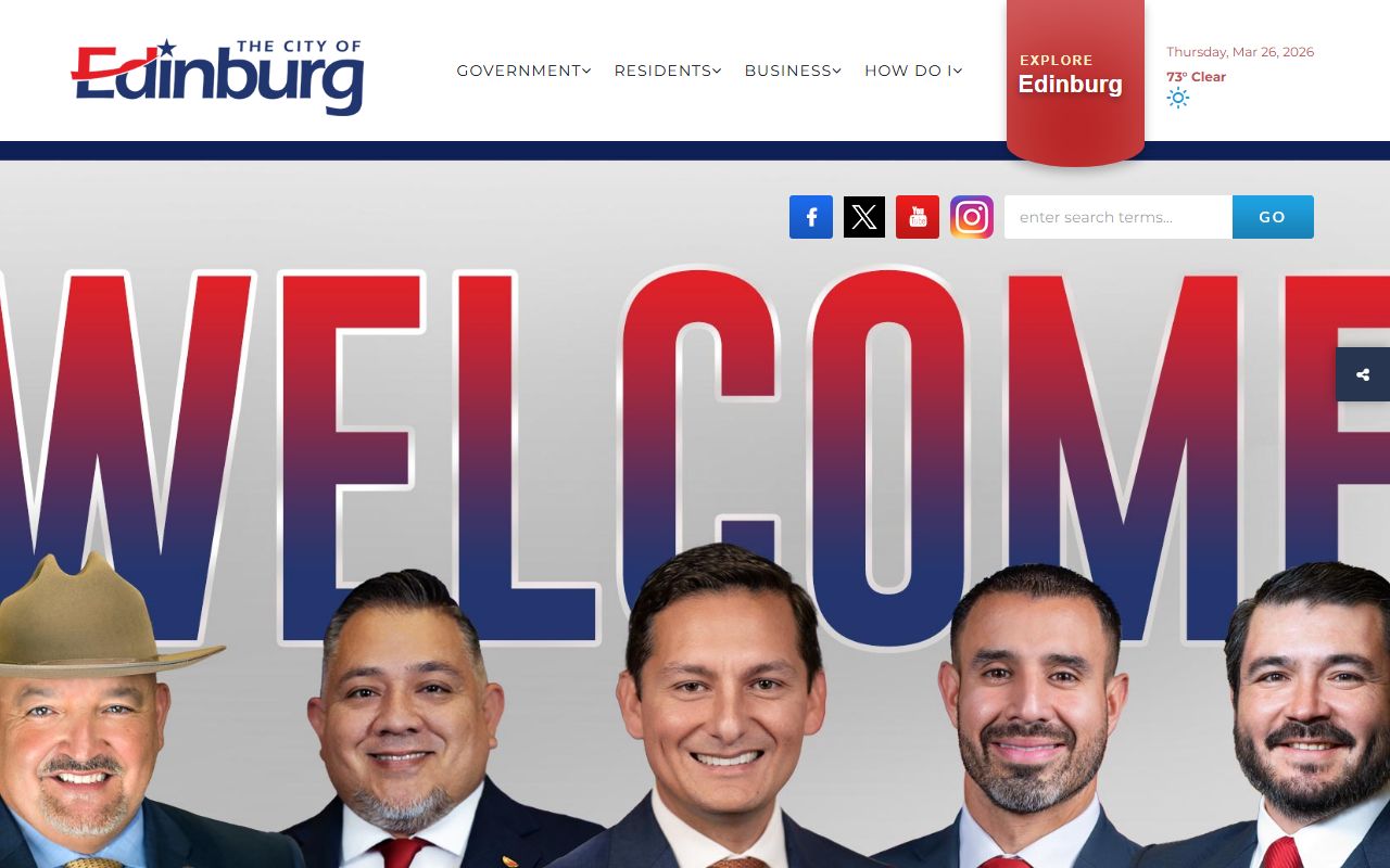 Edinburg city portal for traffic ticket records and municipal court services