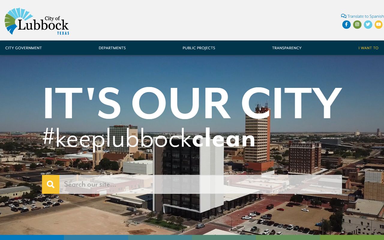My Lubbock city services portal for traffic ticket records and payment
