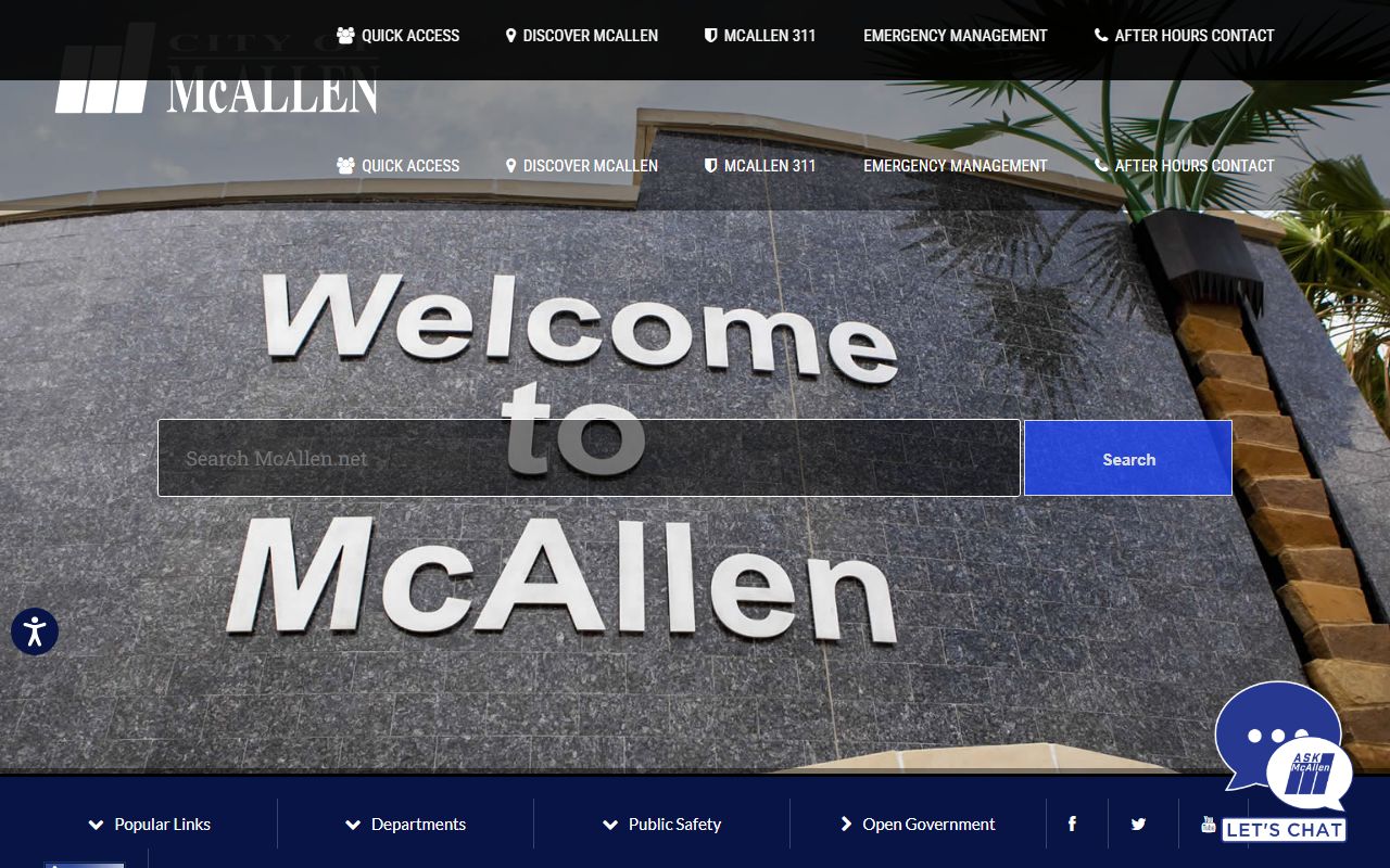 McAllen city portal for traffic ticket records