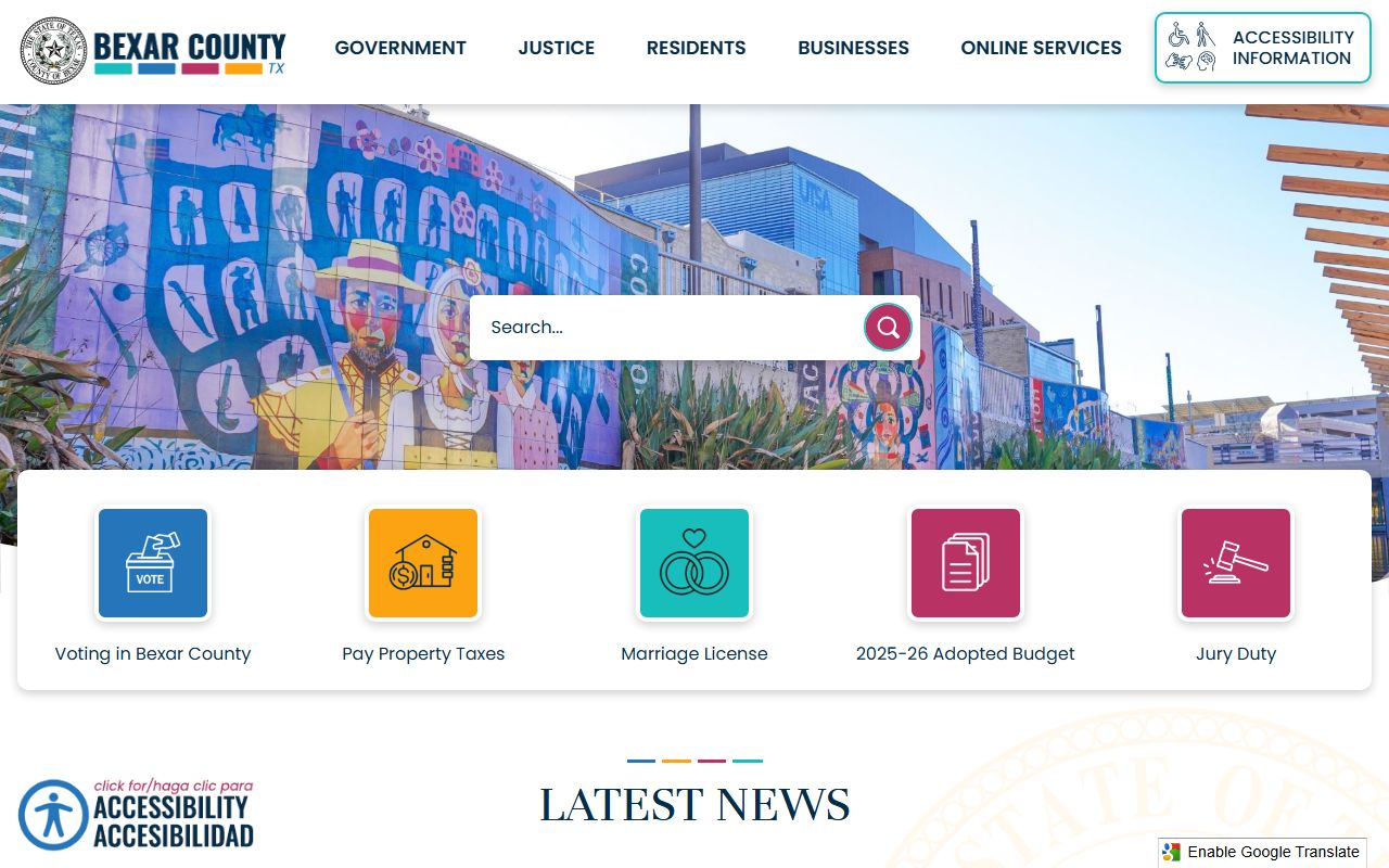 Bexar County Texas Traffic Ticket Records Bexar County official website